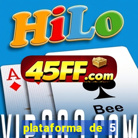 plataforma de 5 reais do tigre